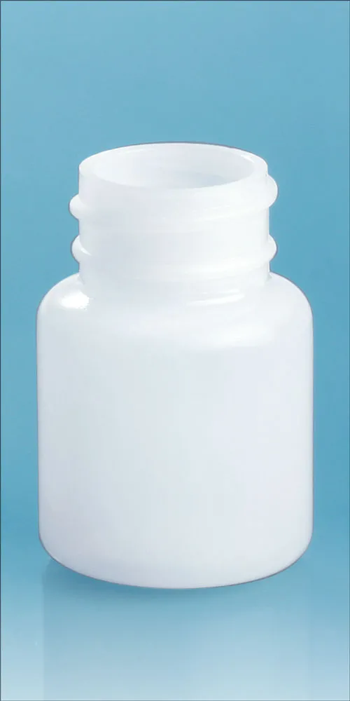 30 cc Natural HDPE Pharmaceutical Round (Bulk), Caps NOT Included