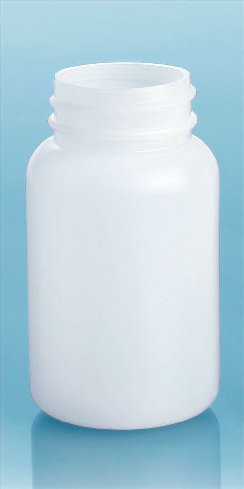120 cc Natural HDPE Pharmaceutical Rounds