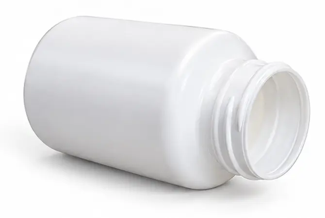 150 cc White HDPE Pharmaceutical Round Bottles (Bulk), Caps NOT Included