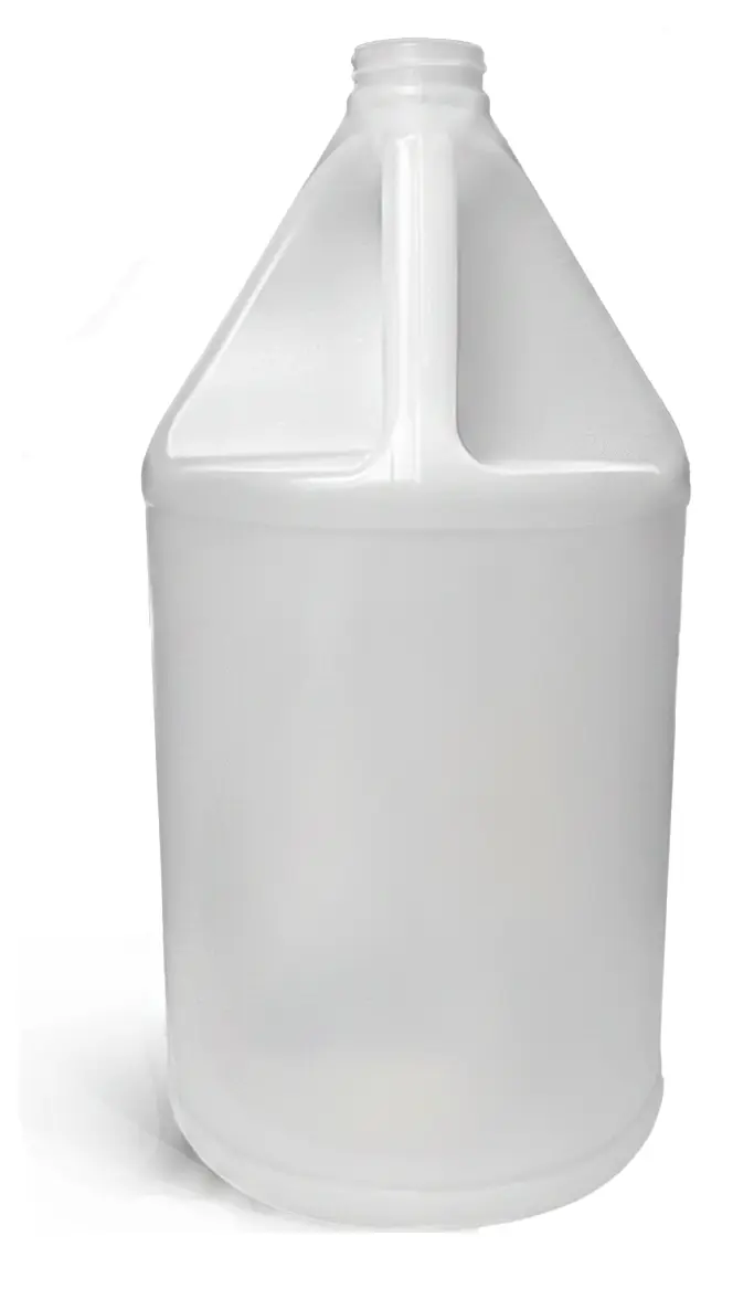 1 Gallon, UN Rated Natural HDPE Jugs, UN Rated, (Bulk), Caps NOT Included
