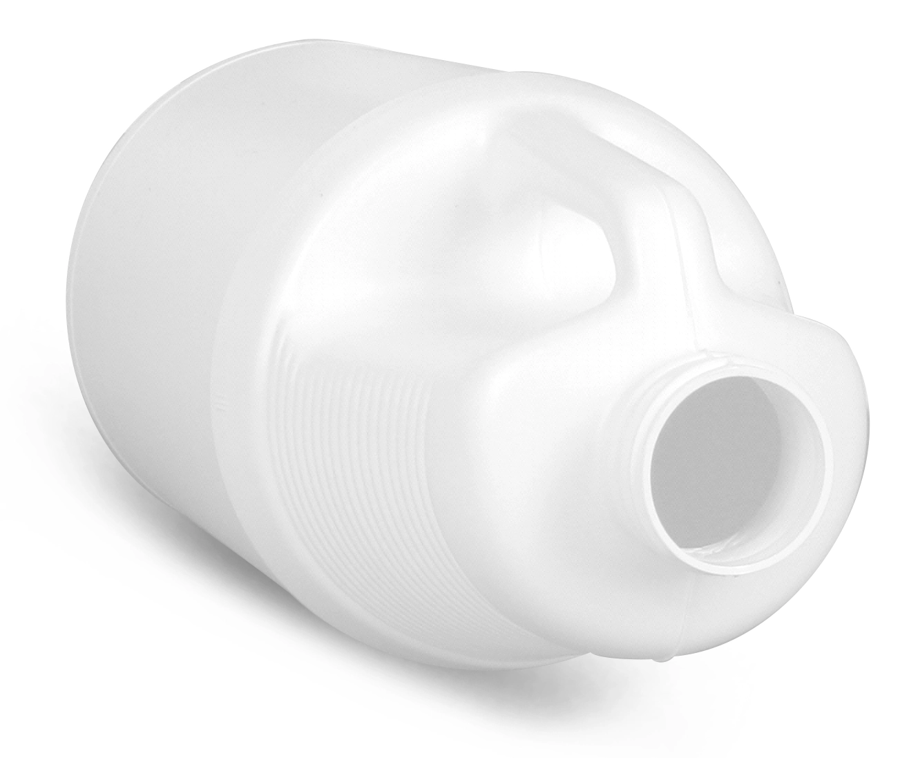 1/2 Gal White HDPE Jugs (Bulk), Caps NOT Included
