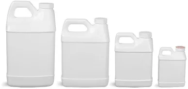  CSBD 1 Gallon Plastic Jug with Lid for Water, Milk
