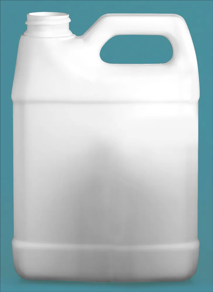 32 oz White HDPE F-Style Jugs (Bulk), Caps NOT Included