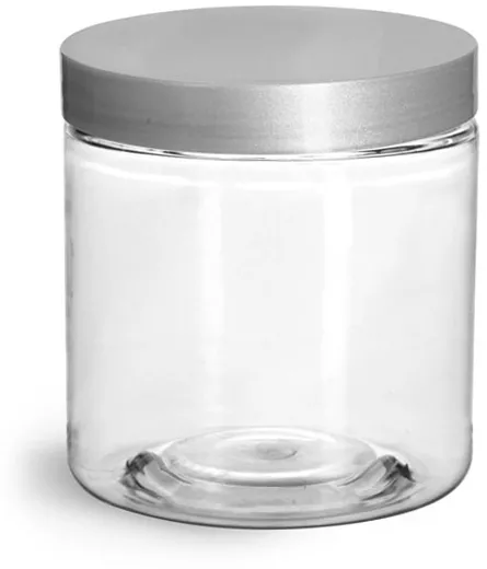Custom Wholesale Wide Mouth Glass Jars 8oz DIY Transparent