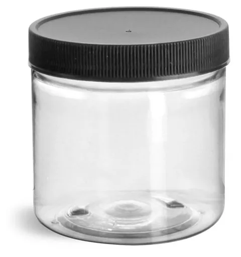 4 oz Clear Pet Straight Sided Jars