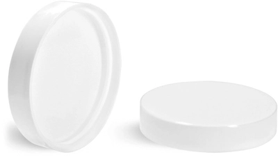 22 oz Clear PET Straight Sided Jars w/ Smooth White PE Lined Caps