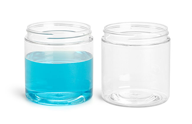 Clear PET Straight Sided Jar