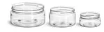 Clear PET Heavy Wall Jars (Bulk), Caps Not Included