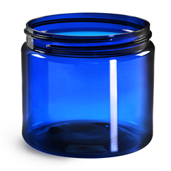 Original Blue PET Straight Sided Jars