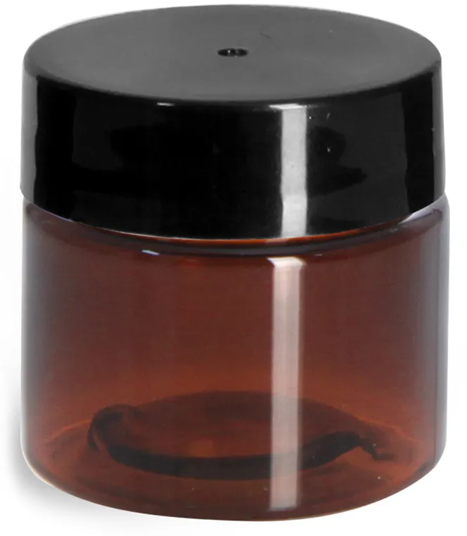 Amber Glass Jugs, 4 Liter, Black PTFE Lined Caps, 38-439, case/6