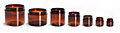 Amber PET Straight Sided Jars (Bulk), Caps Not Included