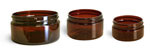 Amber PET Heavy Wall Jars (Bulk), Caps Not Included