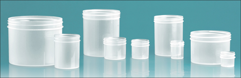 Natural Polypropylene Jars (Bulk), Caps Not Included