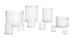 Natural Plastic Jars, Polypropylene Jars (Bulk), Caps Not Included