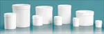 White Polypropylene Jars  (Bulk), Caps Not Included