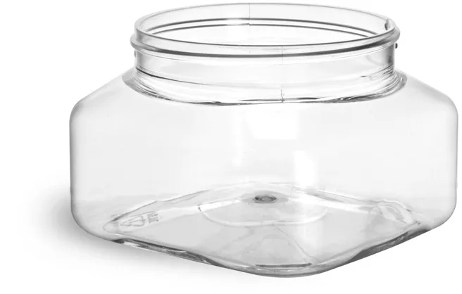 8 oz Clear Glass Wide Mouth Economy Jars (Bulk), Caps Not Included