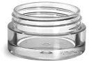 Plastic Jars, 5 ml Clear PET Jars (Bulk) Caps NOT included