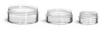 Clear Polystyrene Jars (Bulk) Caps Not Included