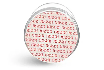 PET Plastic Jars, Clear Food Jars w/ Brown Ribbed Induction Lined Caps