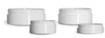 White Polypropylene Thick Wall Jars (Bulk), Caps Not Included