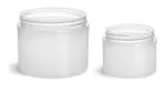 Frosted Polypropylene Thick Wall Jars (Bulk), Caps Not Included