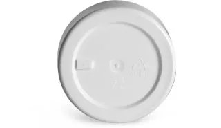 1/2 oz White Polypropylene Double Wall Straight Base Jars (Bulk) Caps Not Included