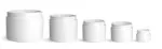 White Polypro Double Wall Straight Sided Jars (Bulk), Caps Not Included