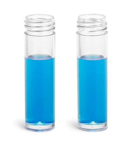 2 Dram Clear Styrene Vials (Bulk)
