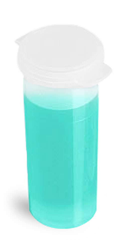 2 oz Natural Polypro Hinge Top Vials