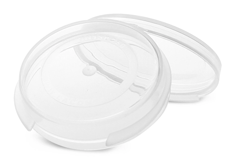 Plastic Vials, Natural Polypropylene Hinge Top Vials