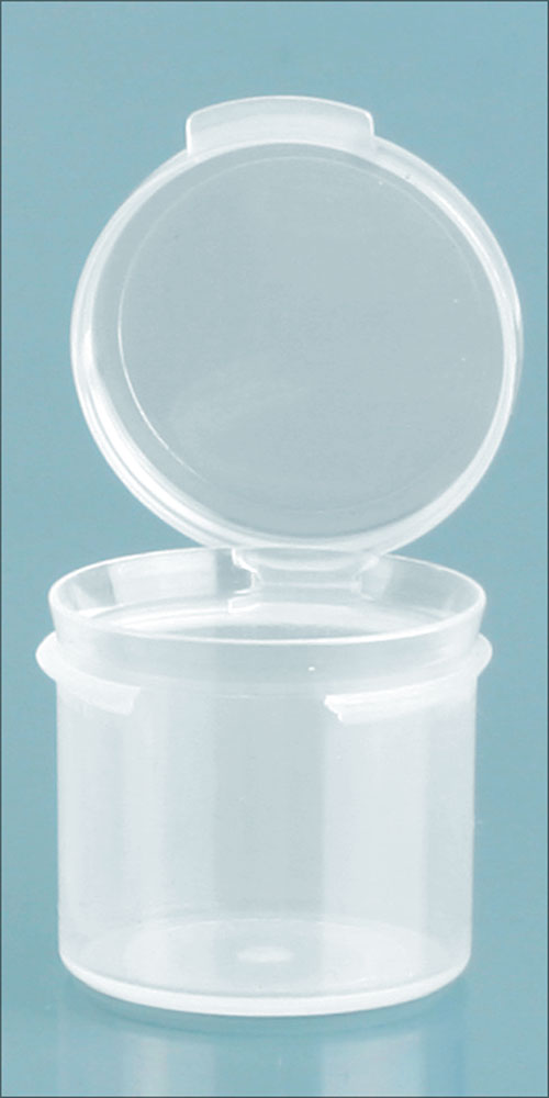 0.39 oz Natural Polypro Hinge Top Vials