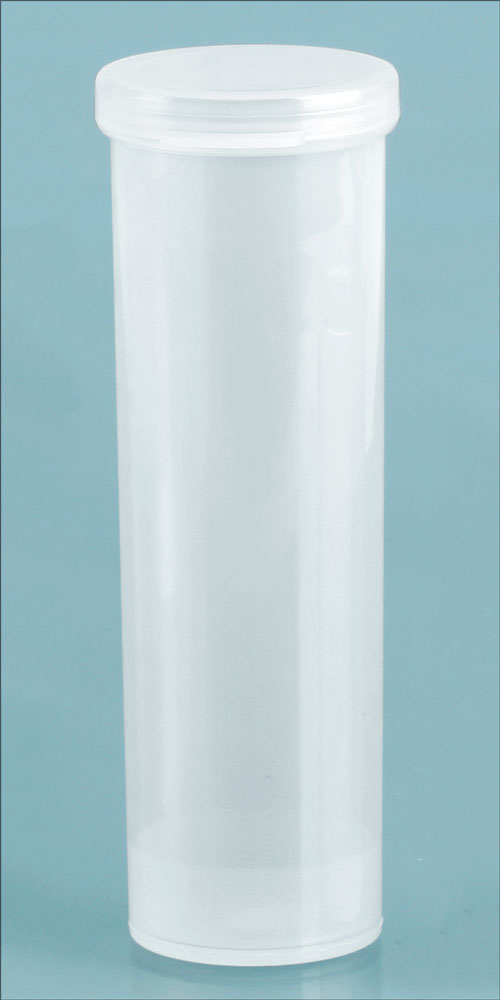 2 oz Natural Polypro Hinge Top Vials