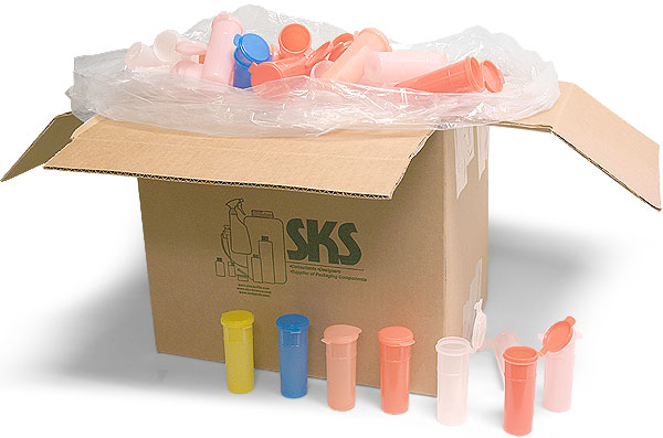 Assorted Polypropylene Hinge Top Vials