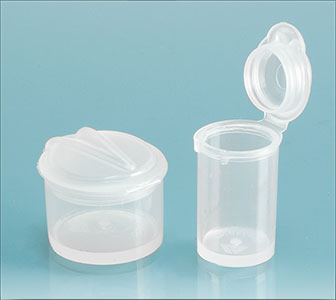 Plastic Vials, Natural Polypropylene Hinge Top Micro Vials