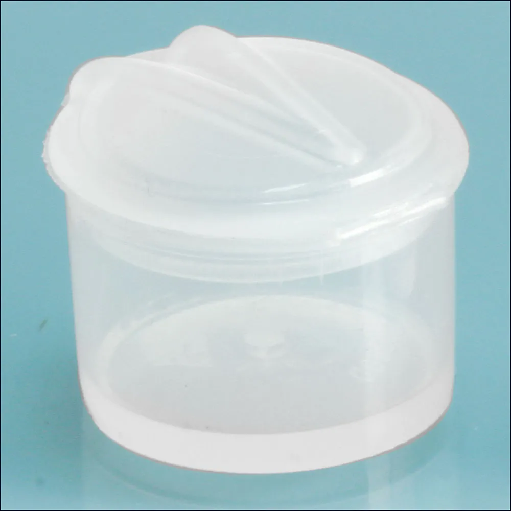 Plastic Vials, Natural Polypropylene Plastic Pop Top Child Resistant