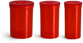 1 Pint Vented Hinged Plastic Grape, Tomato containers - 480/Case - Z-PCC- Pint