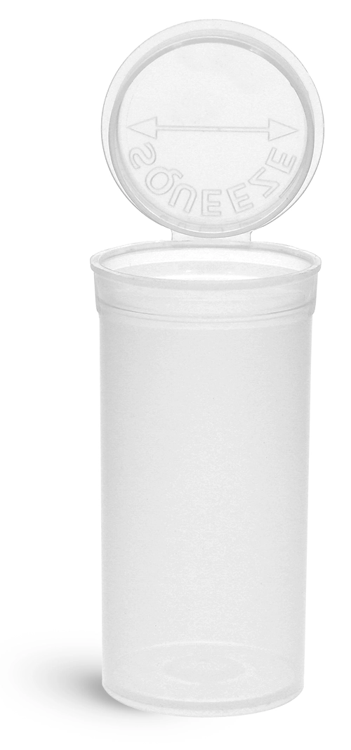 13 DRAM Pop Top Containers (Multiple colors available) - 315/Case