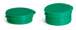 Green LDPE Hinge Top Pill Pods