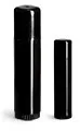 Black Polypropylene Lip Balm Tubes w/ Caps