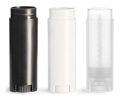 Oval Polypro Lip Balm Tubes (Bulk), Caps Not Included