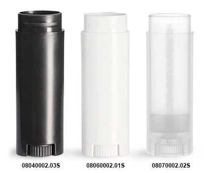 Lip Balm Tubes, Oval Polypro Lip Balm Tubes (Bulk), Caps Not Included