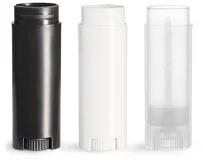 Oval Polypropylene Lip Balm Tubes (Bulk), Caps Not Included