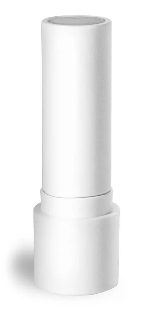 0.20 oz White Polypropylene Lip Balm Tubes (Bulk) Caps NOT Included