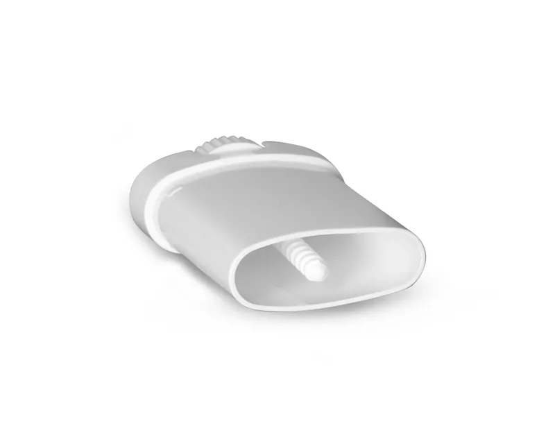 Plastic Tubes, White Polypropylene Oval Deodorant Tubes, (Bulk) Caps Not Included 