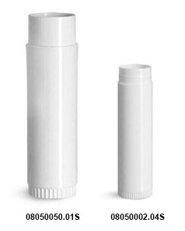 White Lip Balm Tubes (Bulk) Caps Not Included