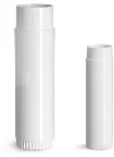 White Polypropylene Lip Balm Tubes (Bulk), Caps Not Included