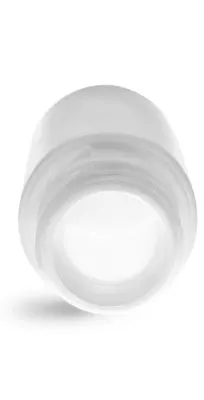 3 oz Plastic Bottles, White Child Resistant HDPE Roll-on Cylinder (Bulk), Caps NOT Included