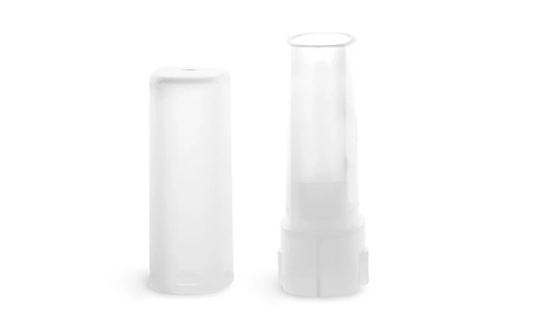 .35 oz Natural Polypropylene Oval Lip Balm Tubes w/ Caps