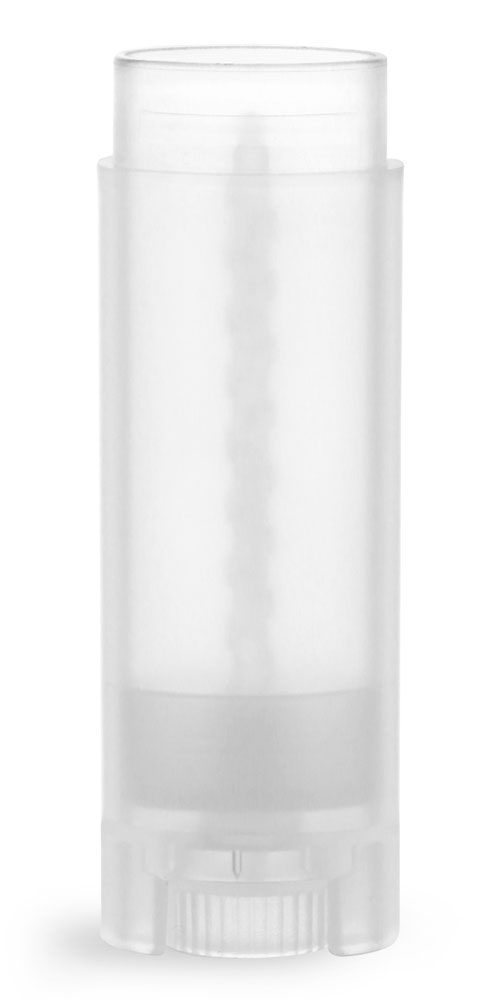 SKS Bottle & Packaging .15 oz Black Lip Balm Tubes, Oval Lip Balm