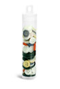 Clear PET Round Tubes w/ Natural Hang LDPE Tab Plugs
